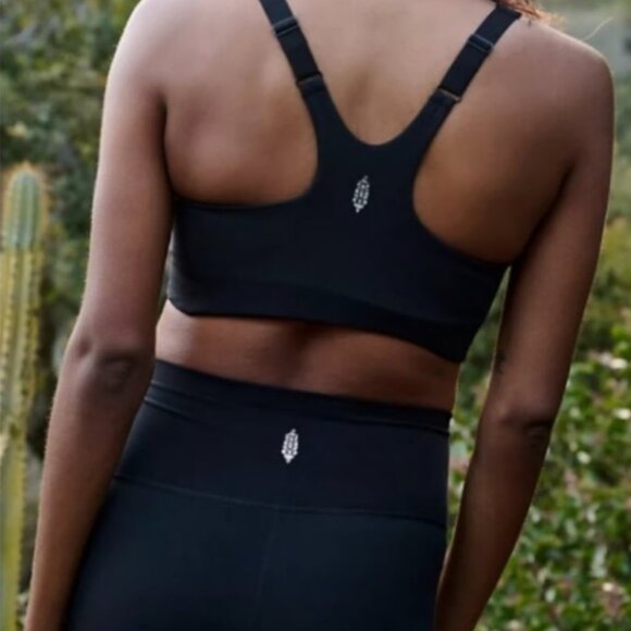 Free People Movement x Hatch Women's Sport Maternity Bra Black size M NWT $68 - Picture 2 of 8